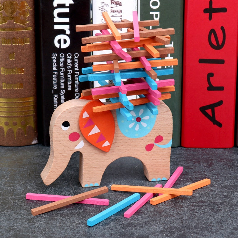 Elephant/Camel Balance Wood Toys