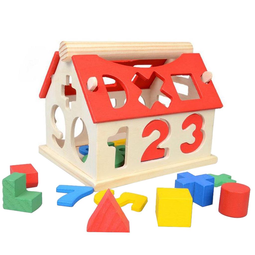 Wooden Shapes & Numbers Sorter